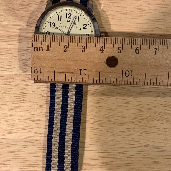 Perry Ellis Accutime Watch Long Fabric NATO Strap - Picture 3 of 12